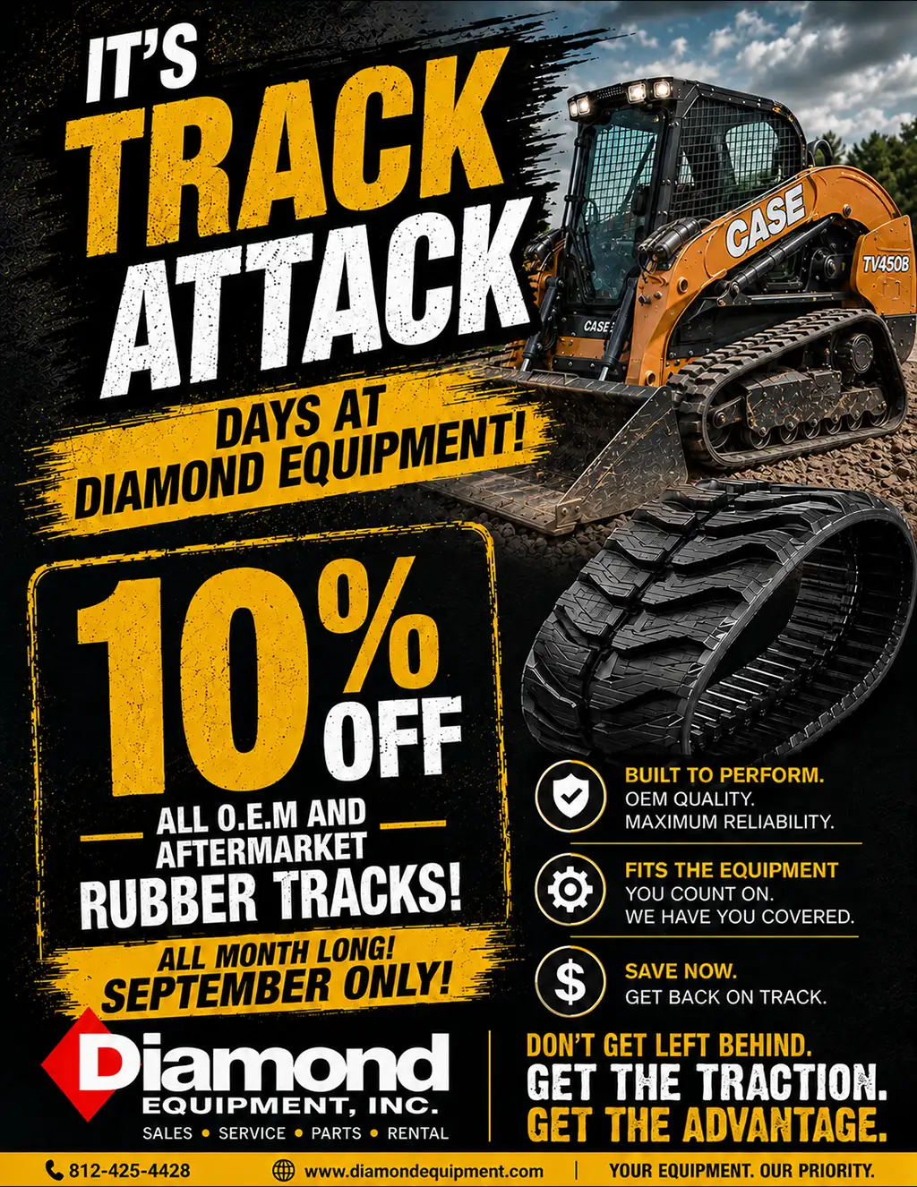 Diamond Track Attack Flyer